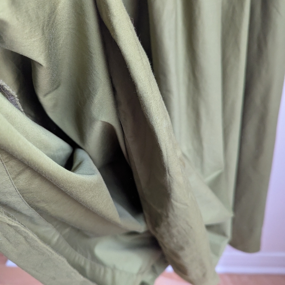 REFORMATION Green Organic Cotton Mininalist Feminine Maxi Dress Size Small - Picture 5 of 12